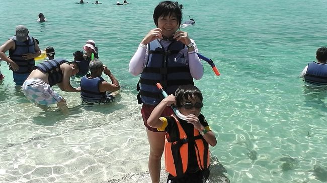 母も、魚が見れて大興奮！