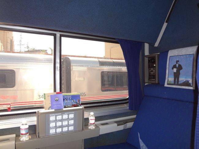 AMTRAK アムトラック　コーストスターライト号　食堂車　メニュー Amtrak コースト・スターライト号 寝台車乗車記-3 ダイニング