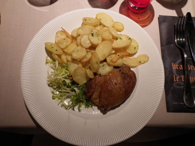 鴨のコンフィ。