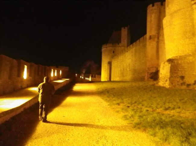 柔らかい光で懐中電灯も不要です。<br />しかし本当に我々だけ。<br />一人だとちょっと怖いかな・・・