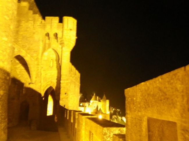 門からゆらりと中世の騎士が出てきそう。<br />素人フォトグラファーの私でも山ほどの写真を撮りました。<br />(半分以上使い物にならなかったけど）<br />夜の城塞内部、オススメです。