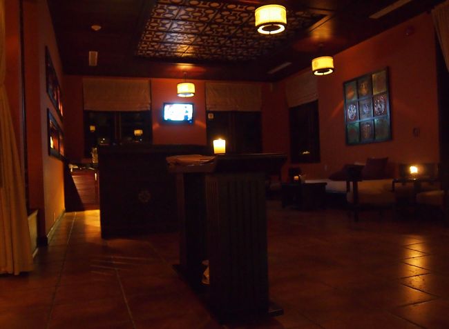 フレーバーレストランのバーコーナー