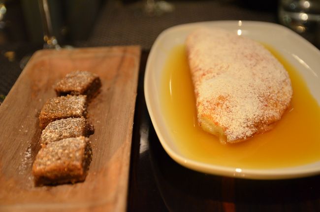 ・・・でもデザートまでしっかりと・・<br />