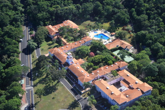 HOTEL DAS CATARATASを真上から。