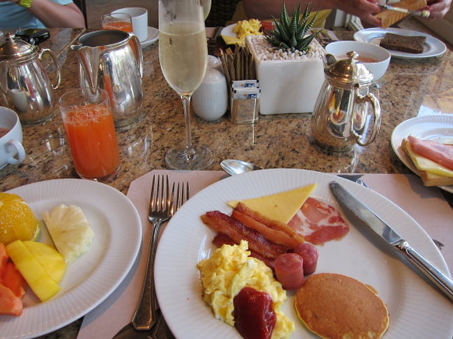 またまた「朝シャン」の朝食です。