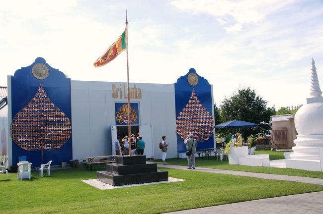 ここはスリランカのパビリオンですね。<br />
