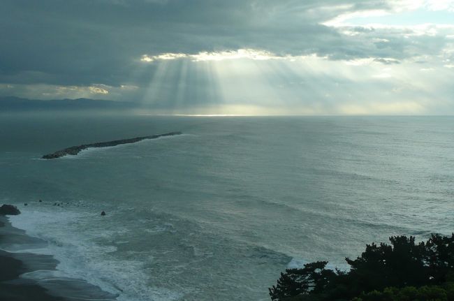 部屋から見える朝の景色