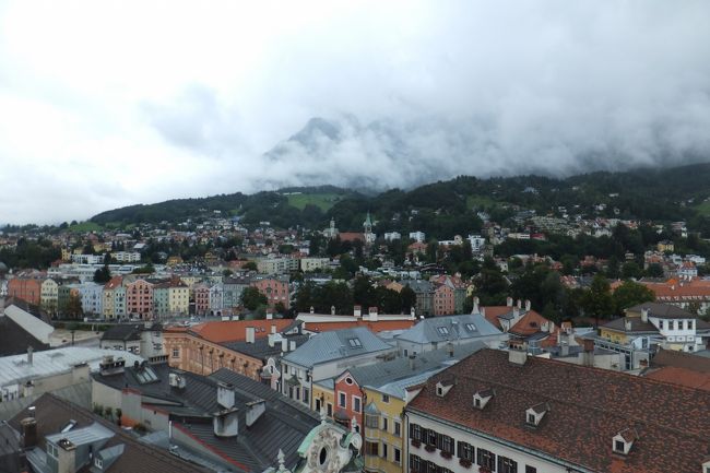 市庁舎からはインスブルック市内をパノラマできる。