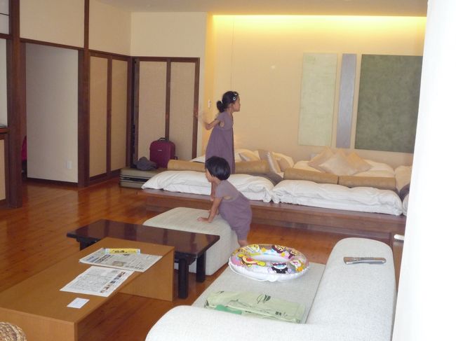 広すぎで落ち着かない　庶民の私たち。