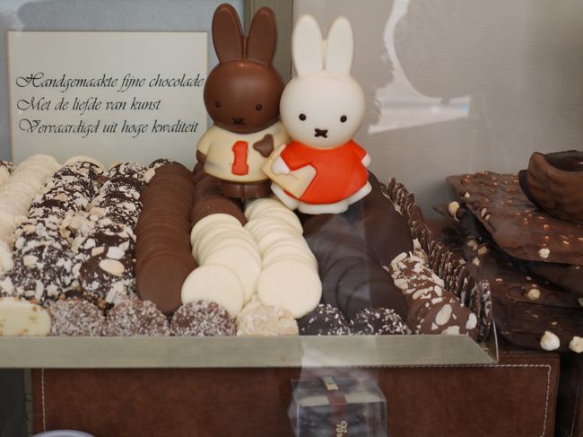 チョコレート店も多い。