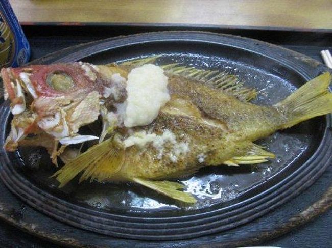 ‘ビタロー’って魚のにんにくたっぷりのバター焼き。