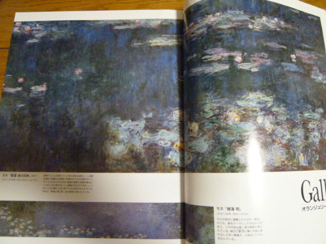 一番の人気作品はもちろん、二つの楕円形の展示室を埋め尽くす巨大なモネの睡蓮の作品。<br /><br />とにかく大きいです。