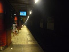 コペンハーゲンのNørreport駅からエストー（近郊列車）に乗車
妙に薄暗く、少し不気味な感じの駅でした。