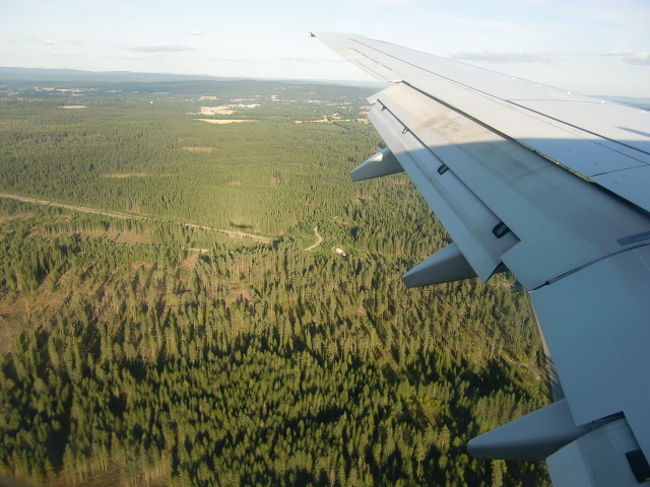 空港の周りは何もない感じ。<br />