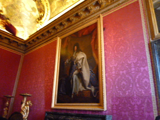 有名なルイ14世の肖像。<br />おしゃれでかっこよかったそうですが、そうかなあ？