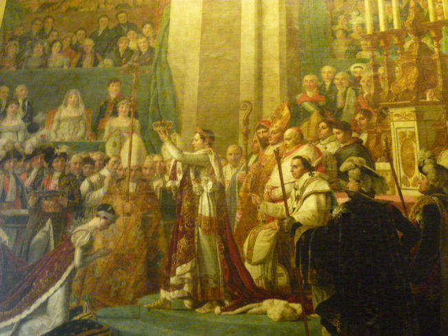 実際にはいなかった人物も描かれているそうで、なんとカエサルも描かれているそうです。<br /><br />政治活動に熱心だったダヴィットは諸事情でベルギーに逃げることになり、ベルギーで書かれた作品だそうです。