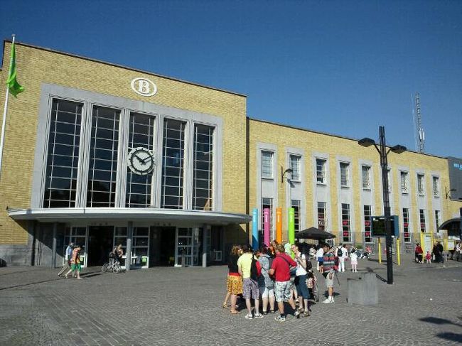 ブリュージュの駅。