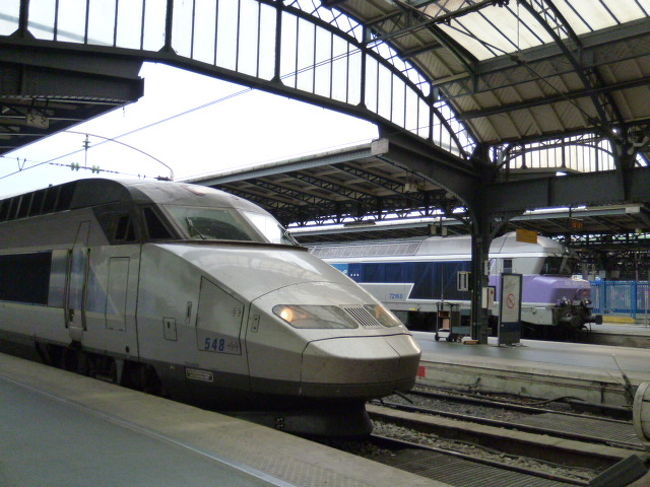 ガイドブックによると、この東駅からはナンシー、ランスなどフランス東部へいく列車が発着するそうです。<br /><br />北駅ほど混雑してない印象でした。