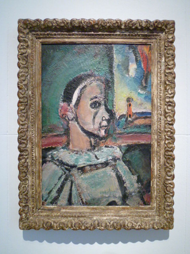 太い輪郭線、宗教色の強いルオー。<br /><br />新橋のパナソニック美術館には大事そうに飾られてましたが、こちらでは普通に飾ってあります。