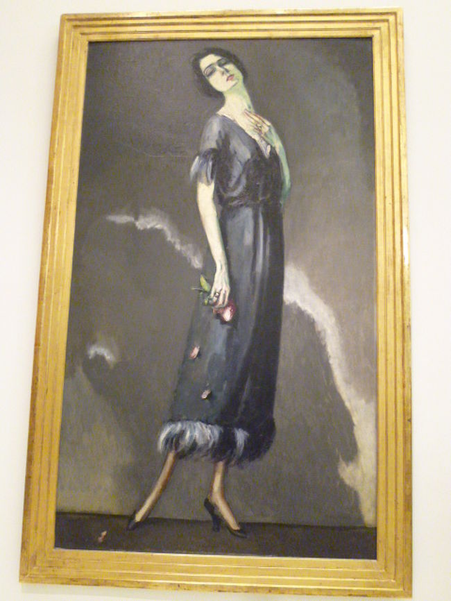 こちらもヴァン・ドンゲンです。<br /><br />ファッションショーの下絵のような洗練された女性、服装。