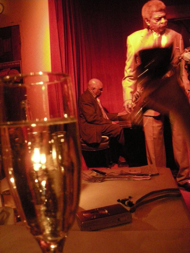 サックスとピアノ