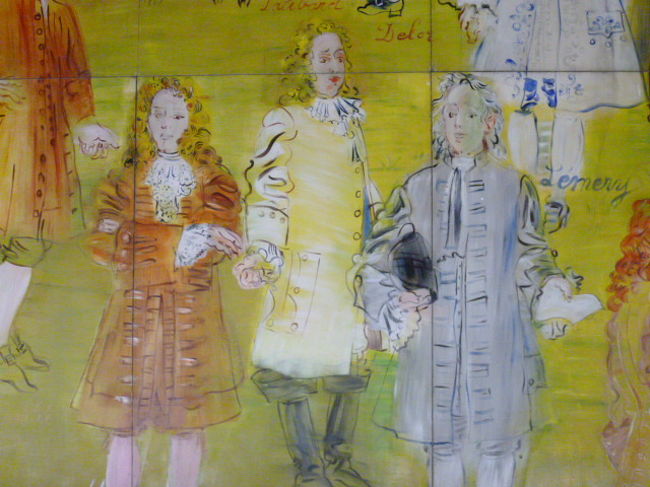 フランスの貴族のような上流っぽい人たち。<br /><br />物理の歴史に詳しい方ならわかるのかも。