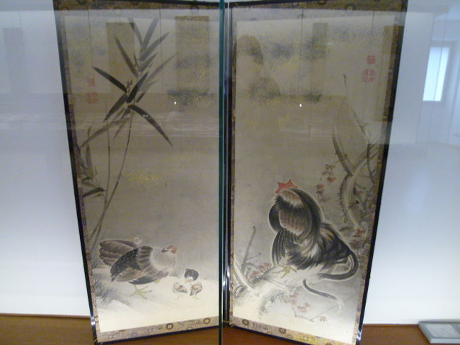 日本美術コーナーもありました。<br /><br />人気の伊藤若冲の索引もあってびっくり。