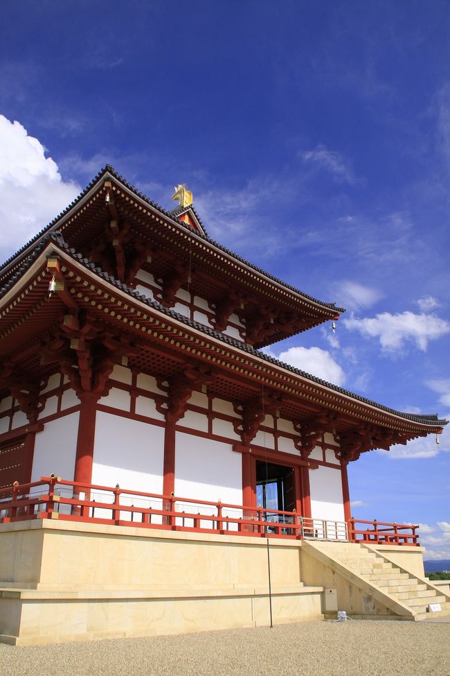 大極殿と夏の青空。