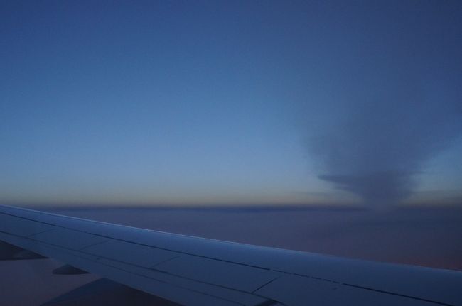 幻想的な空の風景。