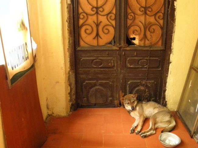 ハノイのレストランにいた