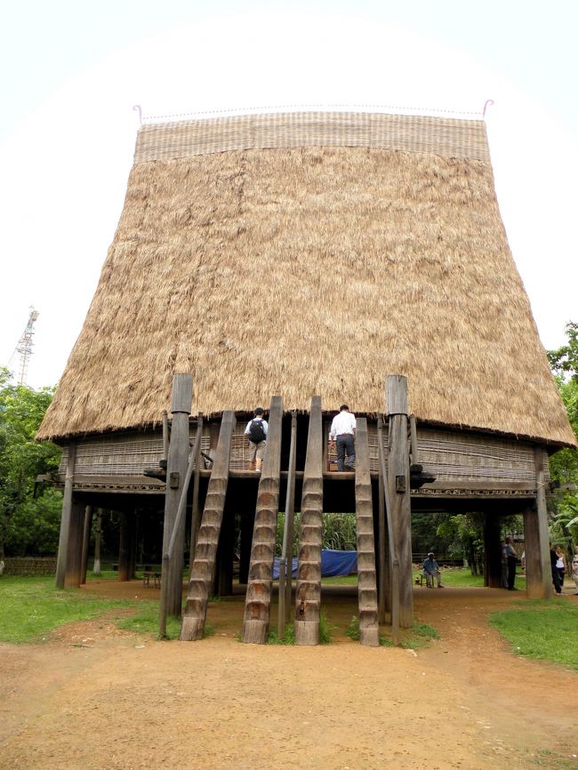 屋外展示　少数民族建物