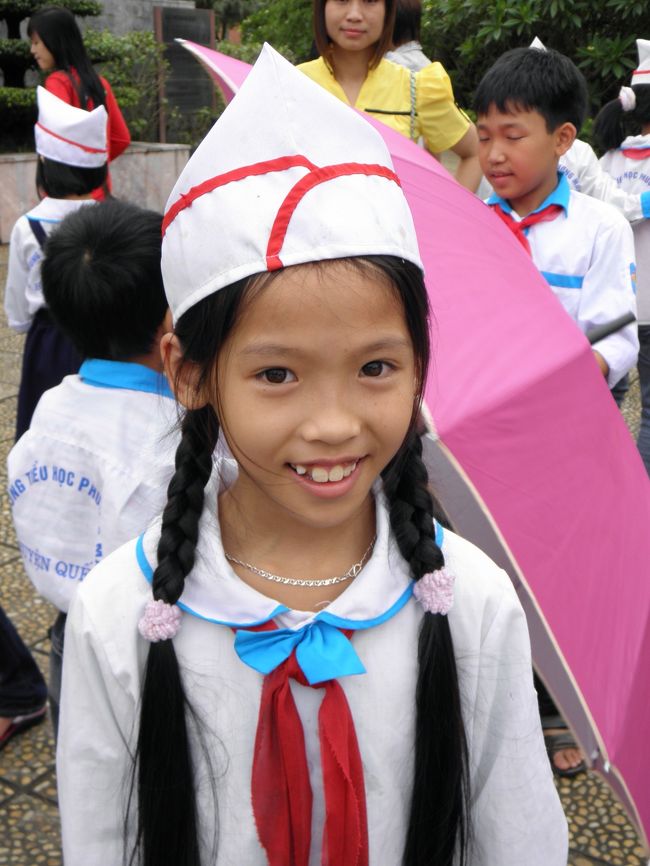 ホーチミン廟付近にて