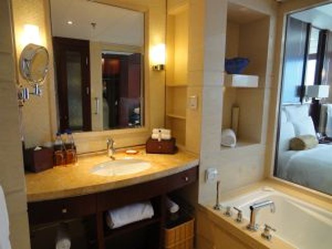 洗面台には化粧用の鏡がついていて<br />メガネな私には、すごく便利でした！<br />裸眼だと洗面台の鏡じゃ遠すぎて何も見えない…