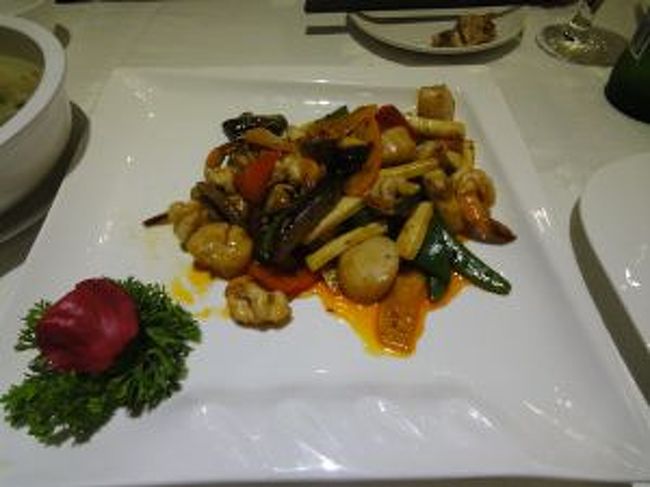 海鮮のXO醤炒め