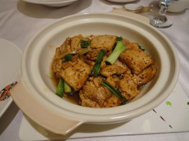 娘Hitの豆腐料理！<br />上海にきて豆腐にはまってました。