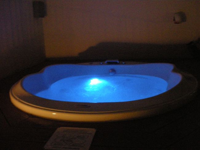 夜のジャグジー