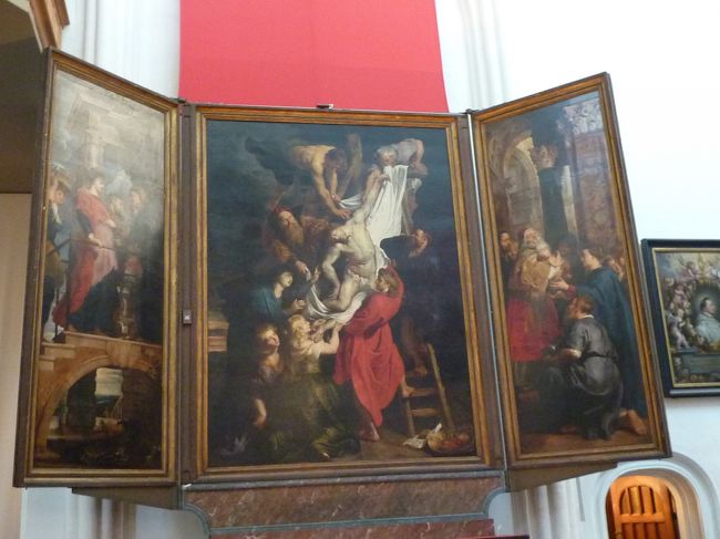 ネロが見たかった、ルーベンスのキリスト昇架。
