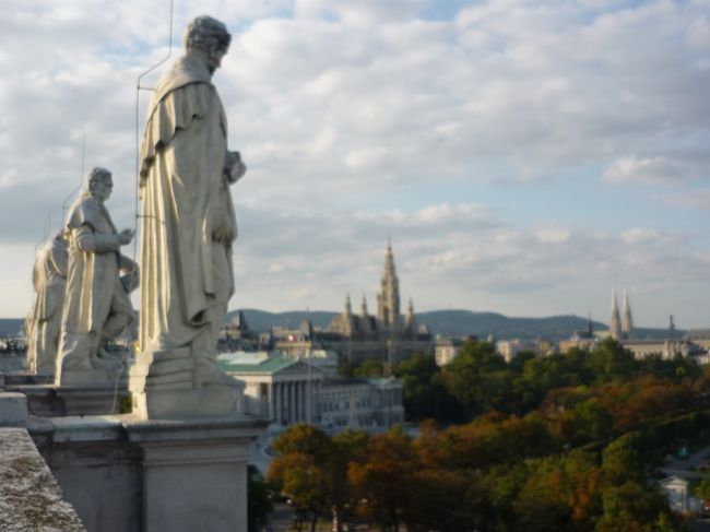 自然史博物館の屋上よりｳｲｰﾝ市内を眺める