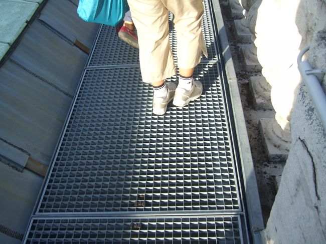 ｳｲｰﾝ　自然史博物館の屋上<br />こんな所を歩きます<br />最初はビビりますが慣れます