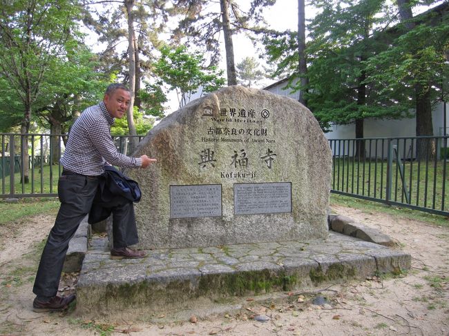 県庁を出て、奈良公園、興福寺境内を歩いて近鉄奈良駅へ。