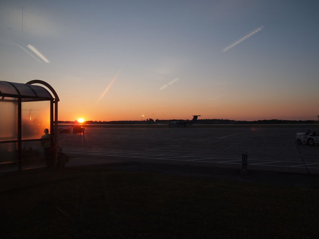 朝焼けが綺麗。<br />