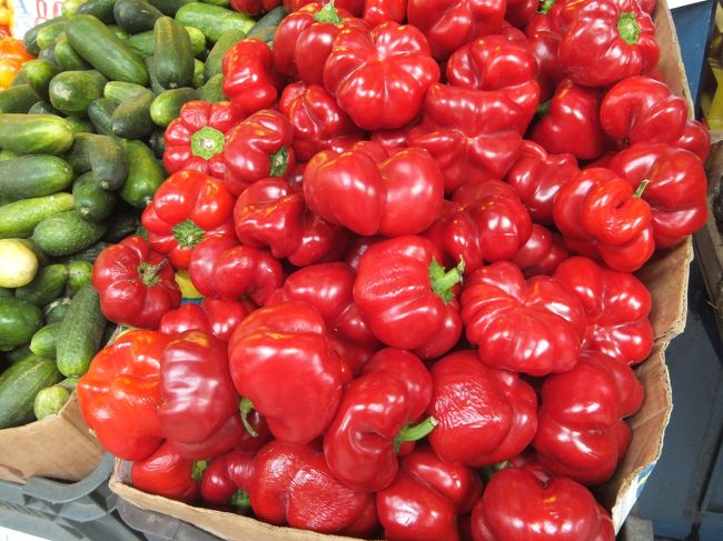 あーっ、ぺしゃんこのパプリカ