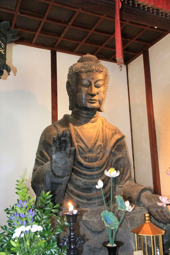 奈良県明日香村の飛鳥寺へ。日本最古の仏像「飛鳥大仏」のお参り