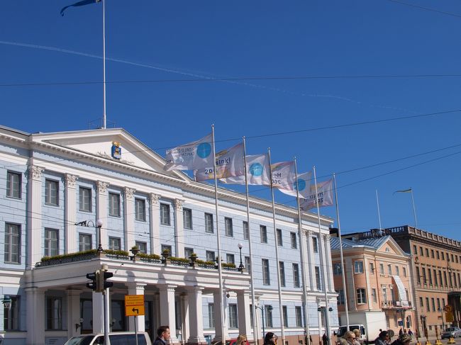 ワールドデザインキャピタルの旗が、至る所に！