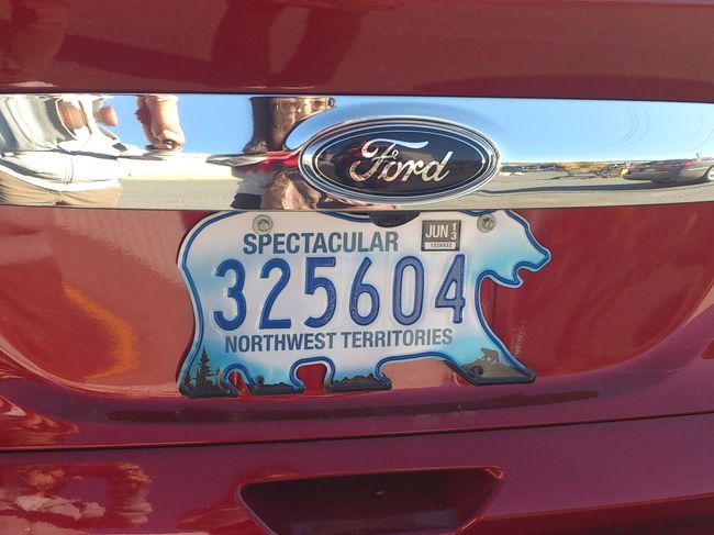 この州のナンバープレートはかわいい。<br />ほかの州に行くと盗られてしまうこともあるそうな。<br />おみやげ物屋さんでも売ってました。