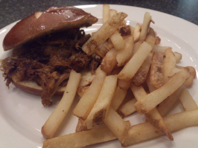 BBQポークのサンドだったかな？<br />想像とちがいましたがおいしかったです。