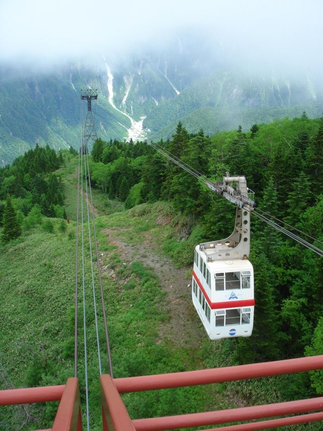 新穂高ロープウェイ<br />頂上は寒かった・・・<br />