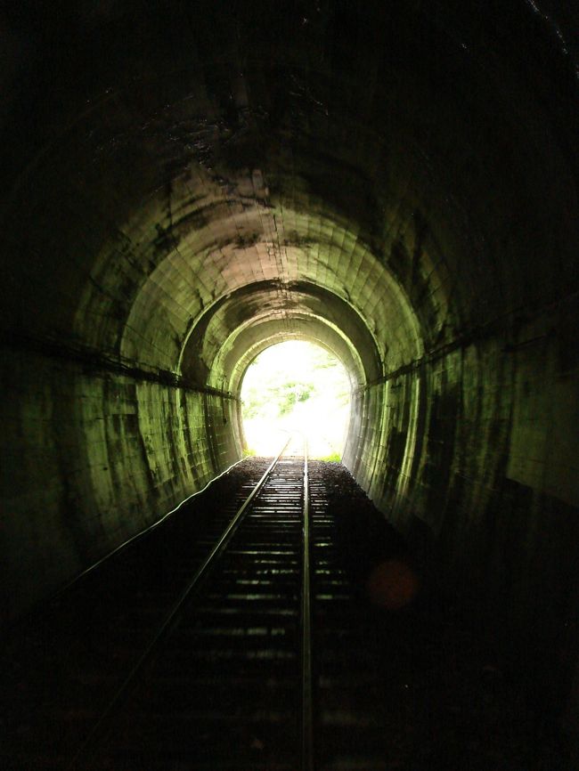 Gattan Go！のマウンテンバイク運転中。<br />こんな真っ暗なところも走ります。<br /><br />ハイブリッドを選ぶ方の多い中、ノーマルを選びましたが、<br />40代夫婦の体力ではちときつかった・・・<br /><br />でも爽快でしたよ！