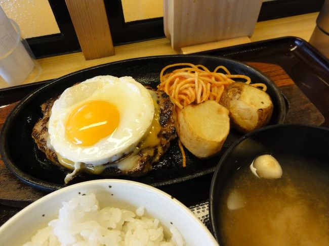 びっくりドンキーは大好きなのですが、ディッシュ系の付け合せサラダがもともと好きじゃなかったのでファイヤーバーグの勝ち！