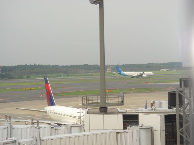 ガルーダ・インドネシア航空<br />旅行会社から指定された受付時間よりも前に受付開始していたようです。<br />予定出発時刻より10分早めの出発になりました。<br />